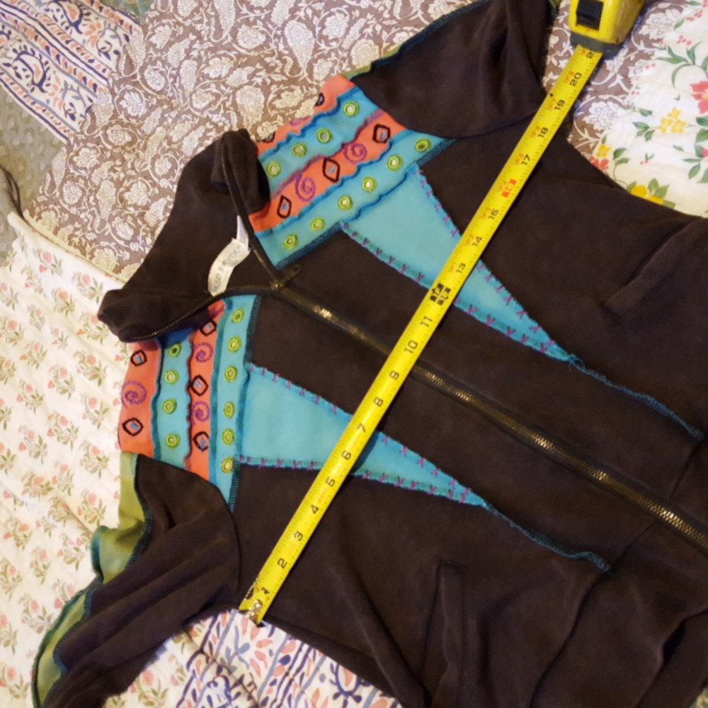 Patchwork Rising International Style Jacket - image 6